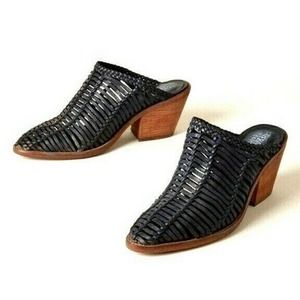 Veracruz Artisians Black Bella Notte Mule Woven Braided Slip On Sandal L…